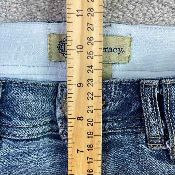 Democracy Jeans Women's 8 Blue Ankle Skinny Mid-Rise Light Denim - Picture 10 of 13